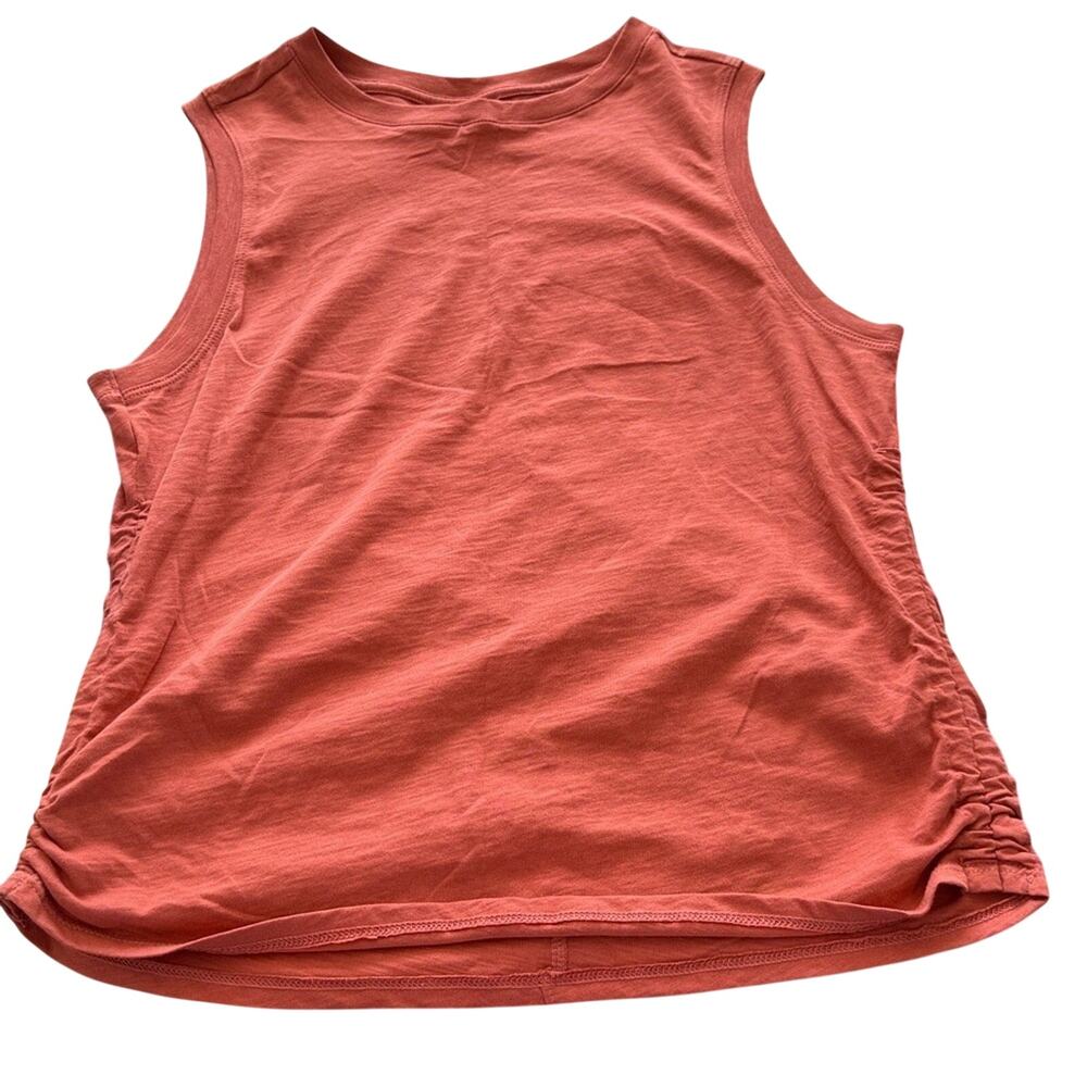 Target Coral Pink Sleeveless Tank Top Scoop Neck Casual Summer Womens Top